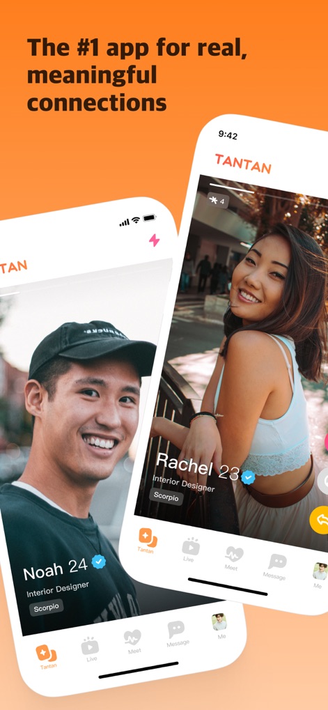 TanTan - Asian Dating App - Instant Connection Interface