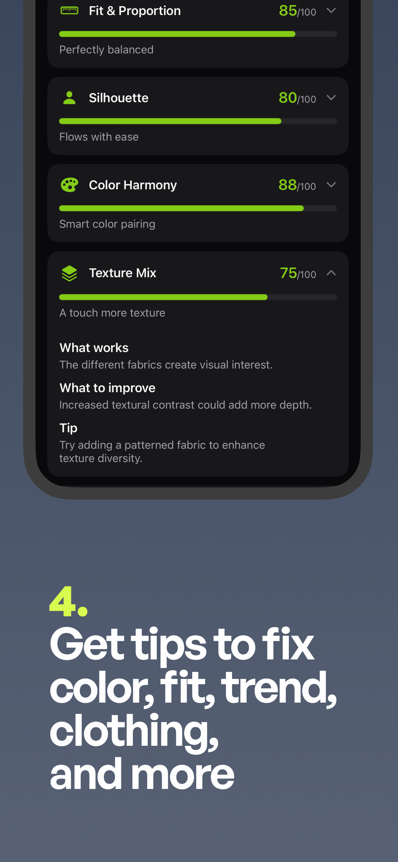 Personal stylist - Dress Score screenshot 5