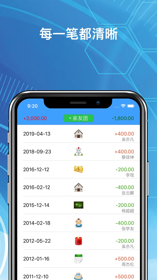 #2. 礼金记账本—销量第一的礼金管家 (iOS) 由: Ruixiang Information Technology Co.,Ltd.