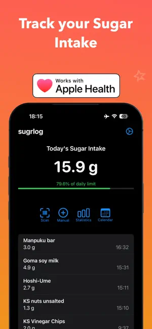 Sugrlog - Sugar Tracker screenshot 1