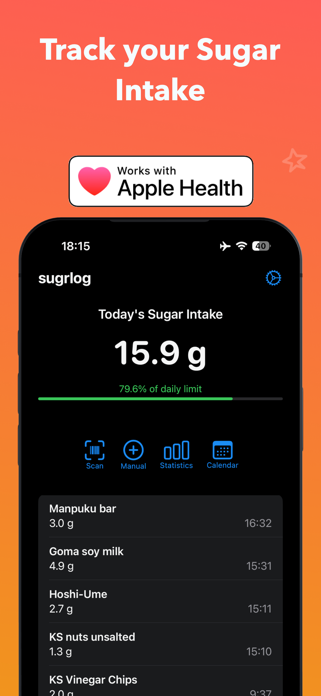Sugrlog - Sugar Tracker Screenshot 1 of 5
