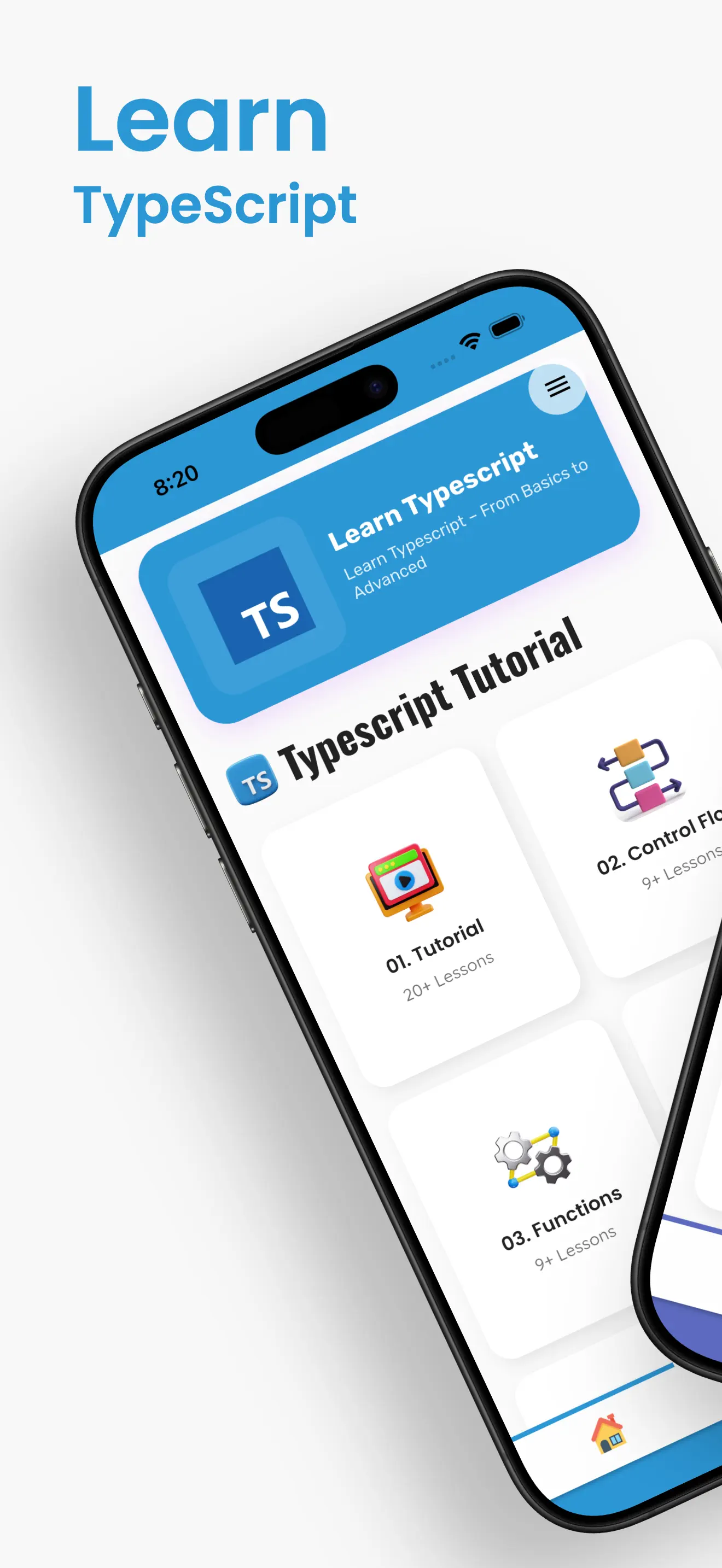 #1. Learn TypeScript (iOS) di: Ahmad Masood
