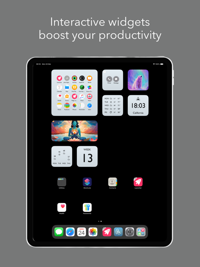 ‎Magic Launcher Pro Widgets Screenshot