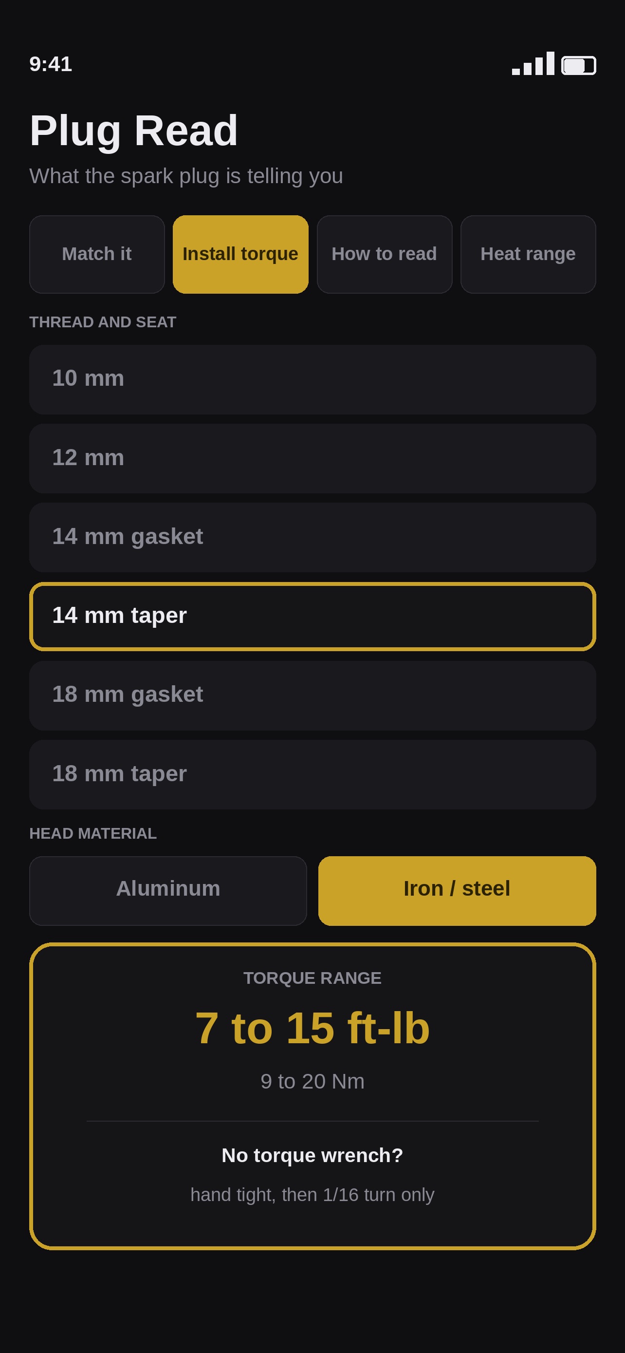 Screenshot 6 of Spark Plug Reader