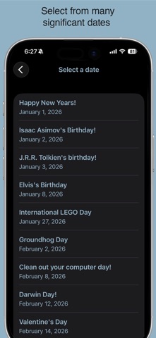Pi Day Countdown iPhone screenshot