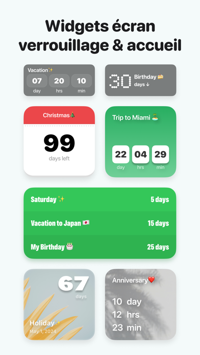 Screenshot #2 pour Compte à Rebours - Moments
