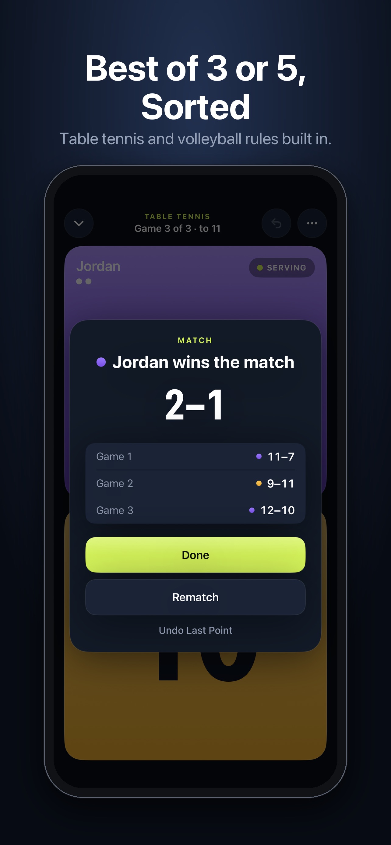 Screenshot 5 of Scoresmith: Pickleball Score