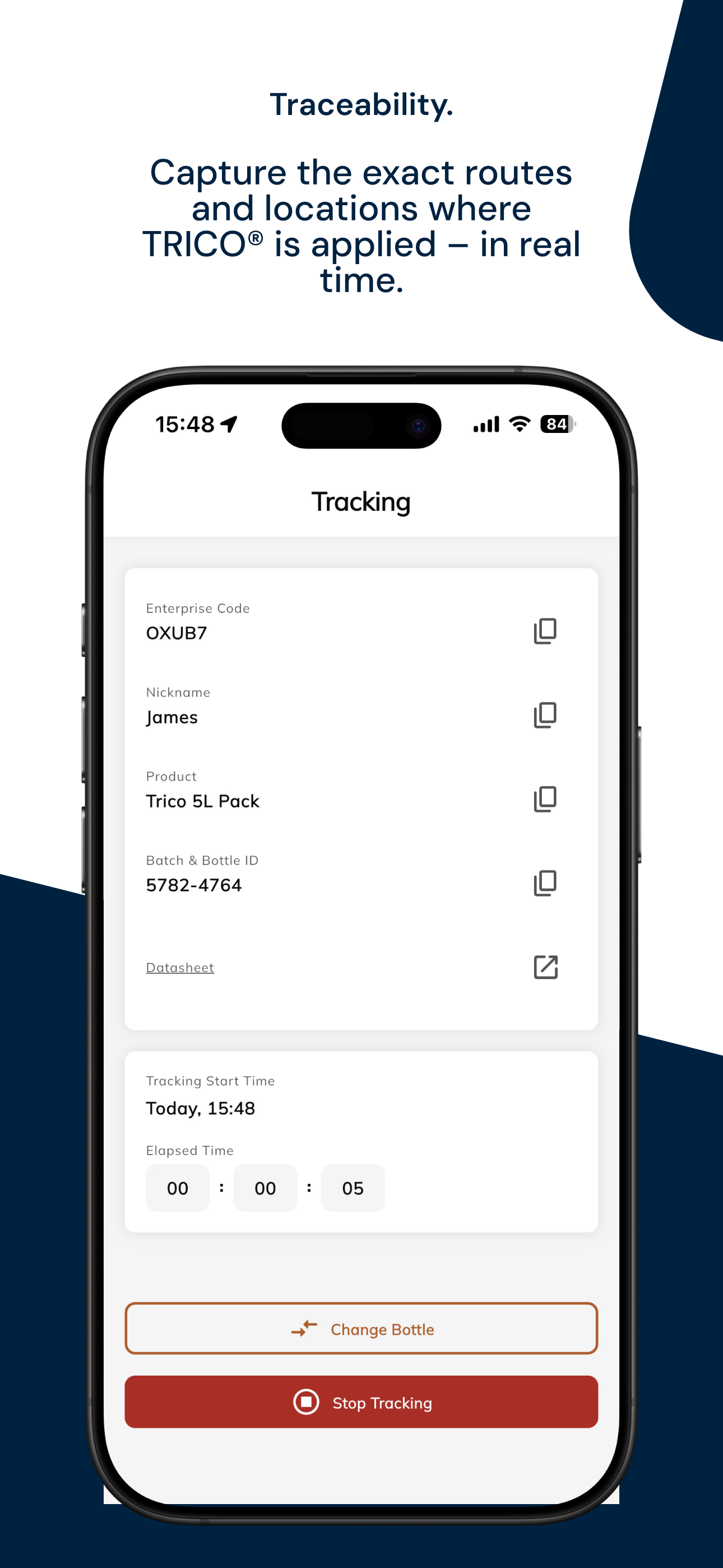KX Tracker screenshot 2