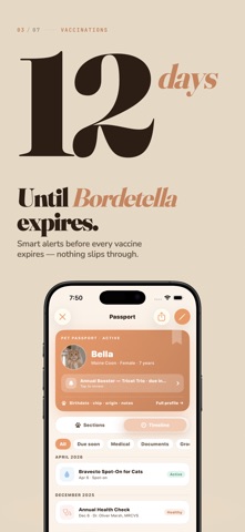 PawsDoc - Pet Health Passport iPhone screenshot