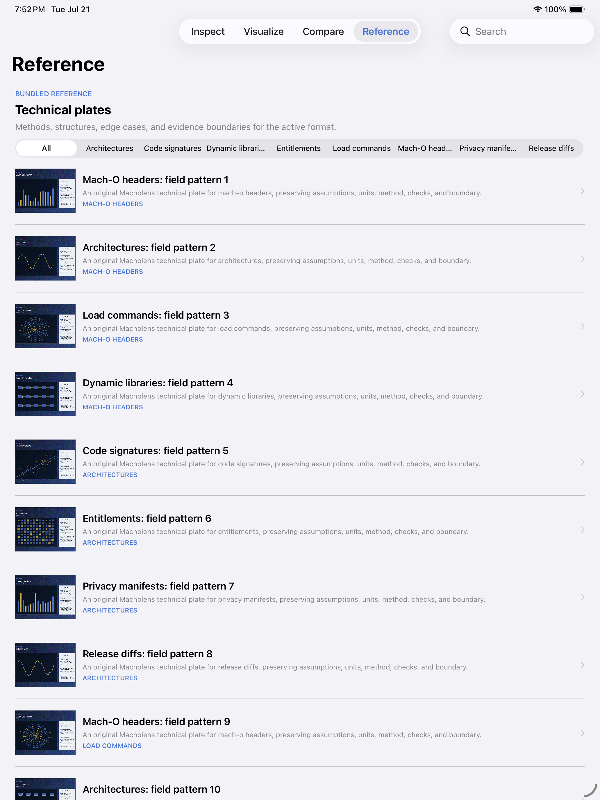 Macholens: Binary Audit iPad screenshot 3 of 3