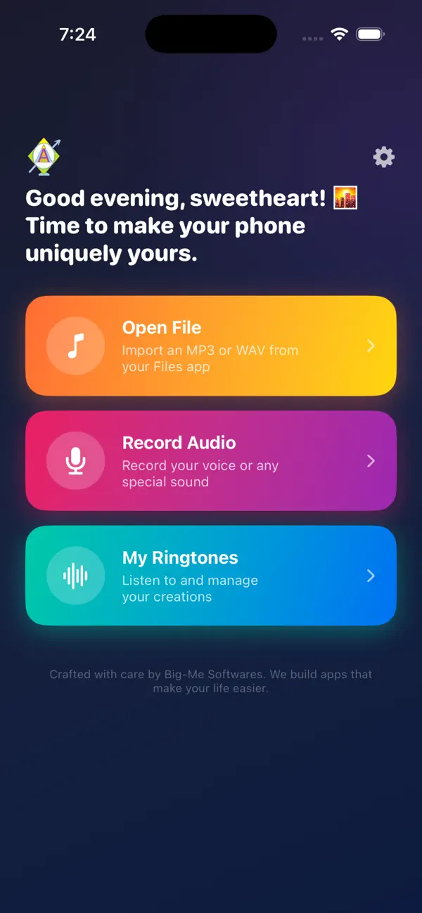 Screenshot #1 pour LovelyRingtones