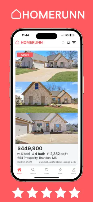 Homerunn - Swipe on Homes screenshot 1