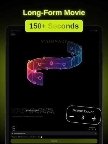 Visionary: AI Photo to Video iPad screenshot