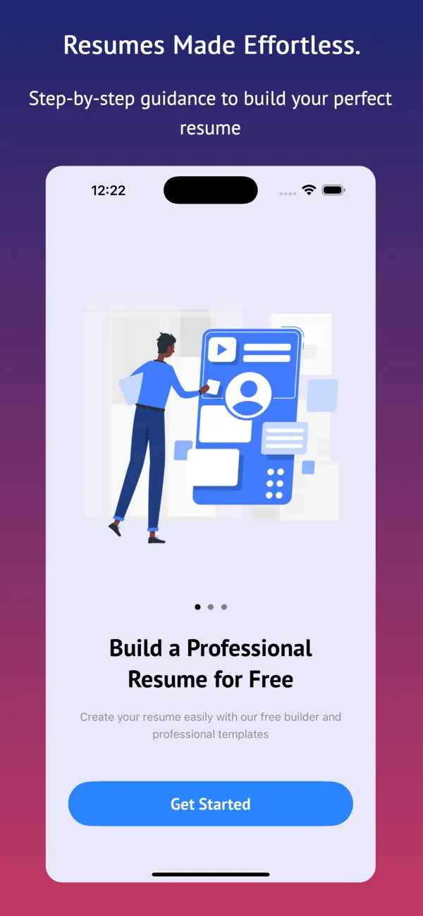 Screenshot #1 pour AI Resume Build & Apply Job