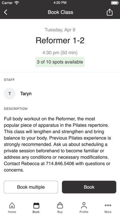 KOR Pilates Screenshot