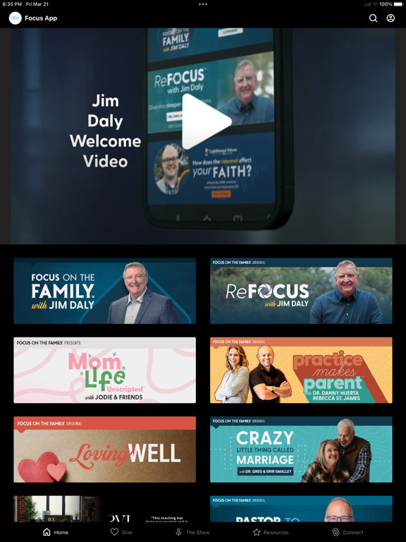 Screenshot #4 pour Focus on the Family App