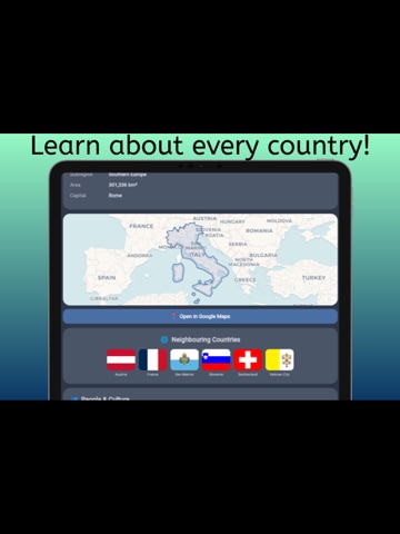 Flag of the Day iPad screenshot