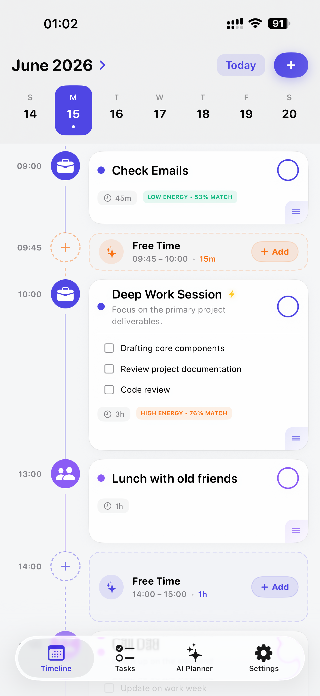 Kahya : AI Daily Planner screenshot 7