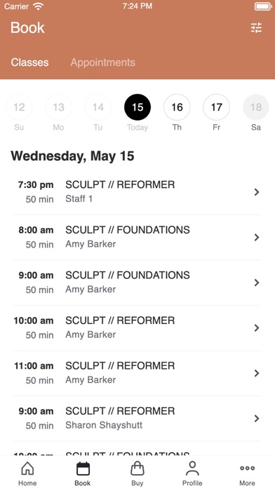 Sculpt Studio Fitness Screenshot