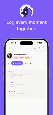 Starlings: Friendship Tracker screenshot