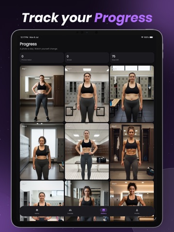 Her 75 Hard Challanges iPad screenshot
