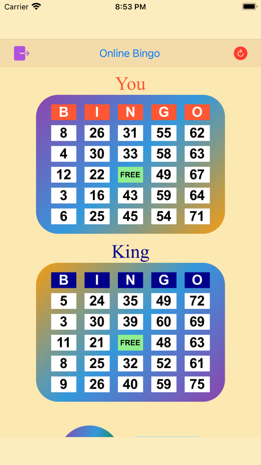 #3. Online Bingo (iOS) Podle: H Valeur
