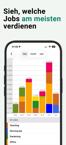 Zeiterfassung - Salarybook — Screenshot 6