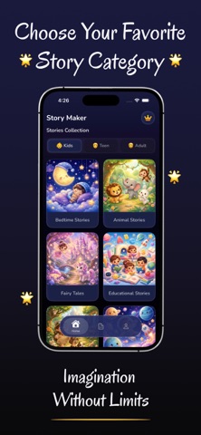 AI Story Creator & Maker iPhone screenshot