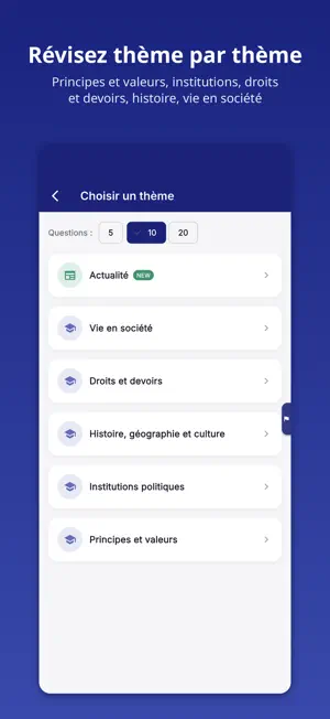 Esprit Français Examen civique screenshot 4
