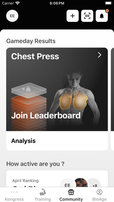 EGYM Event Screenshot