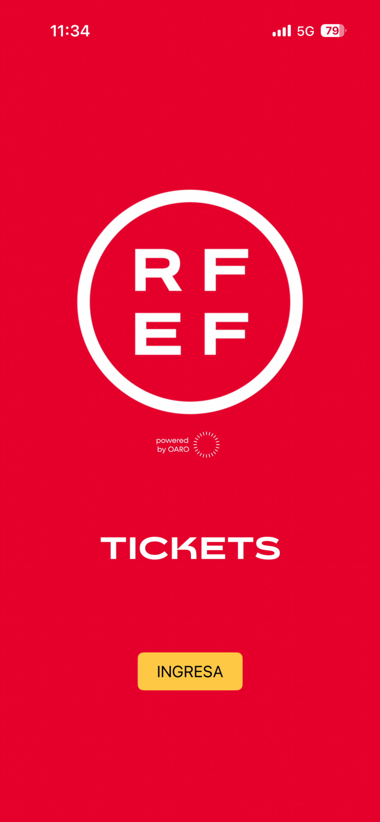 RFEF Tickets