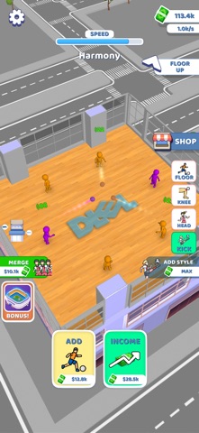 Stickman Soccer Juggle Merge iPhone screenshot