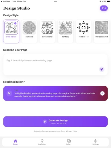 AI KDP Coloring Book Maker Pro iPad screenshot