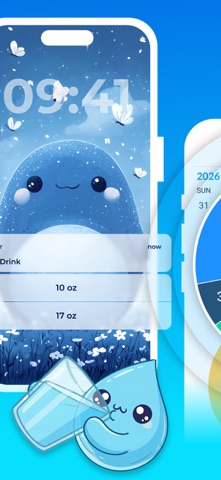 Water Reminder & Tracker. Screenshot 3 of 5