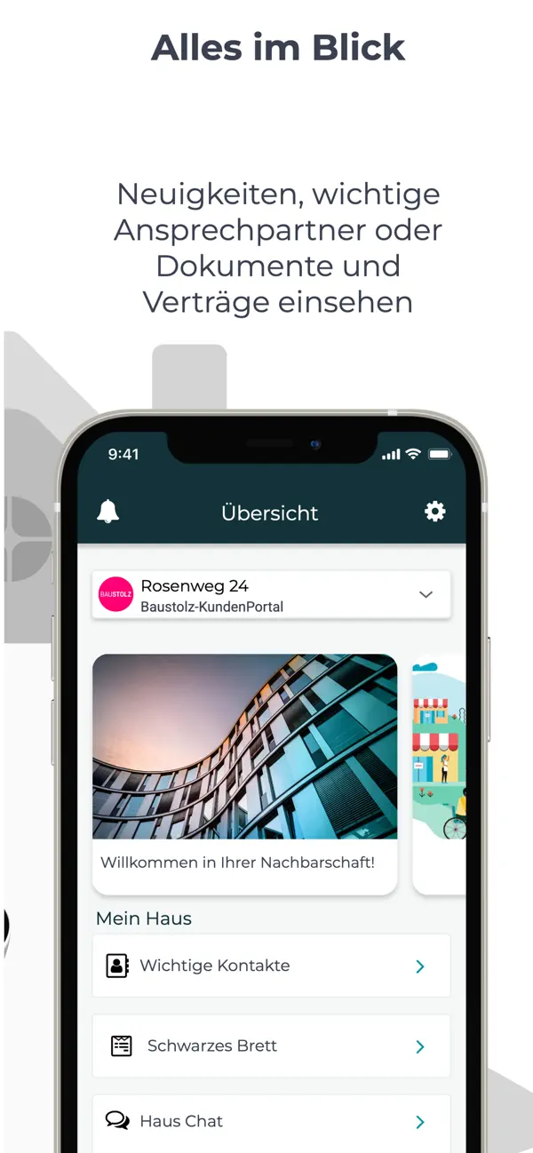 Screenshot #1 pour Baustolz-KundenPortal