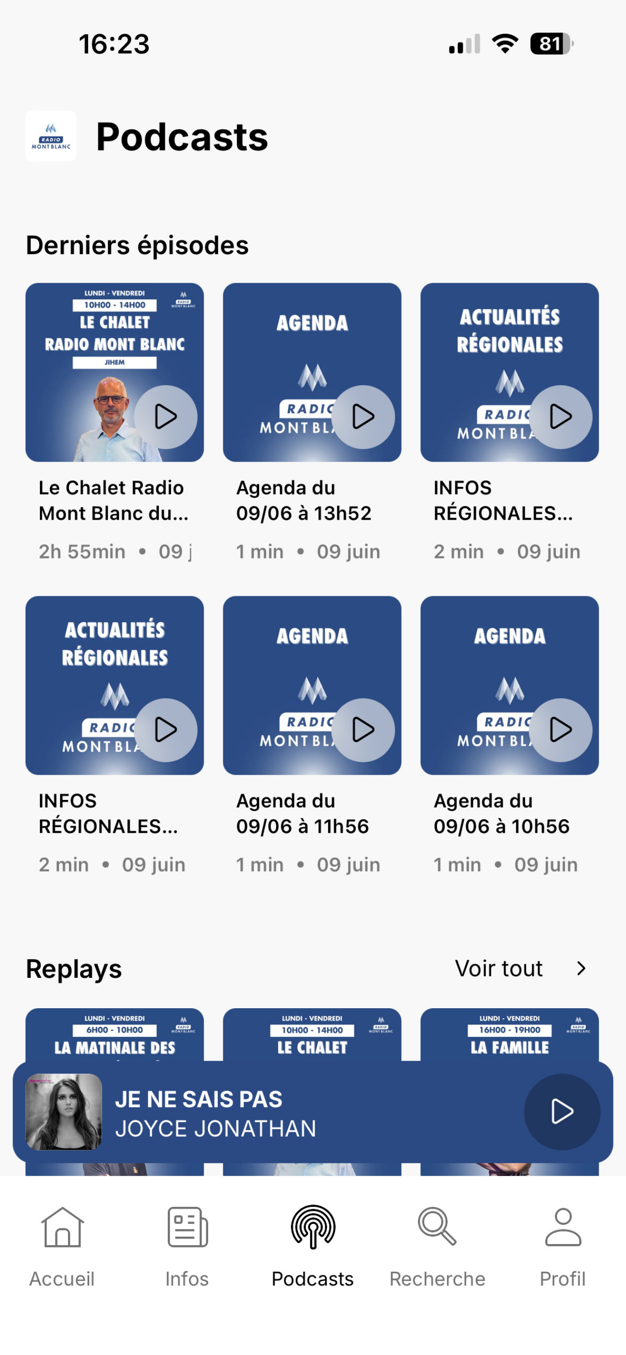 Radio Mont Blanc screenshot 3