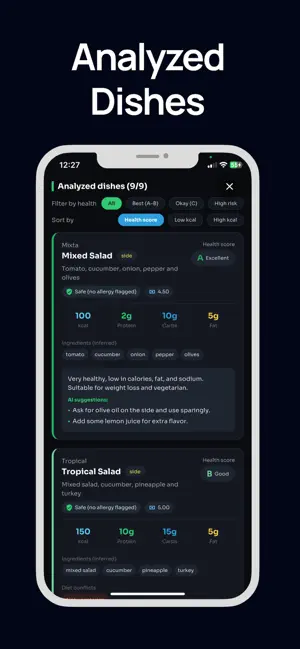 Food Menu Translator Nutrition screenshot 3