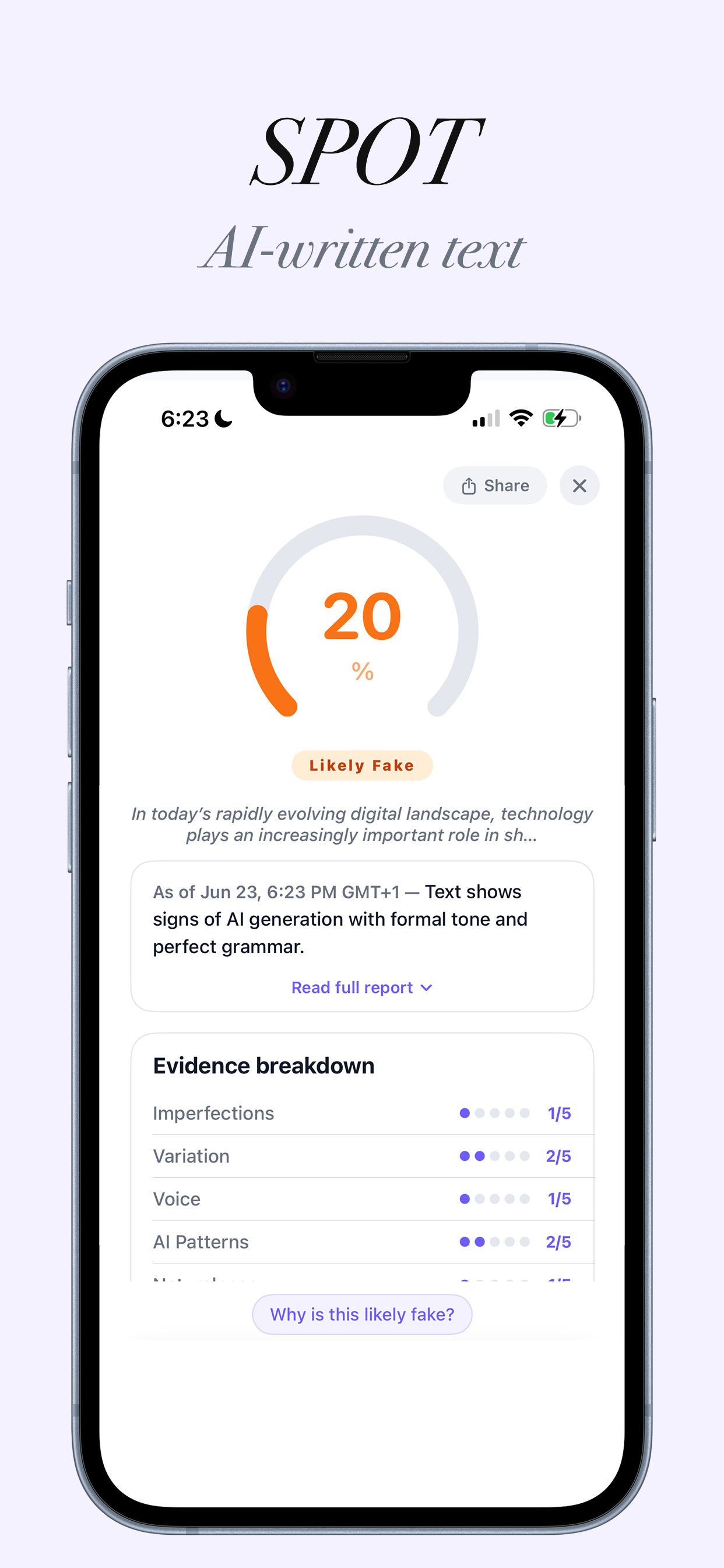 FAIKE: AI Detector screenshot 4