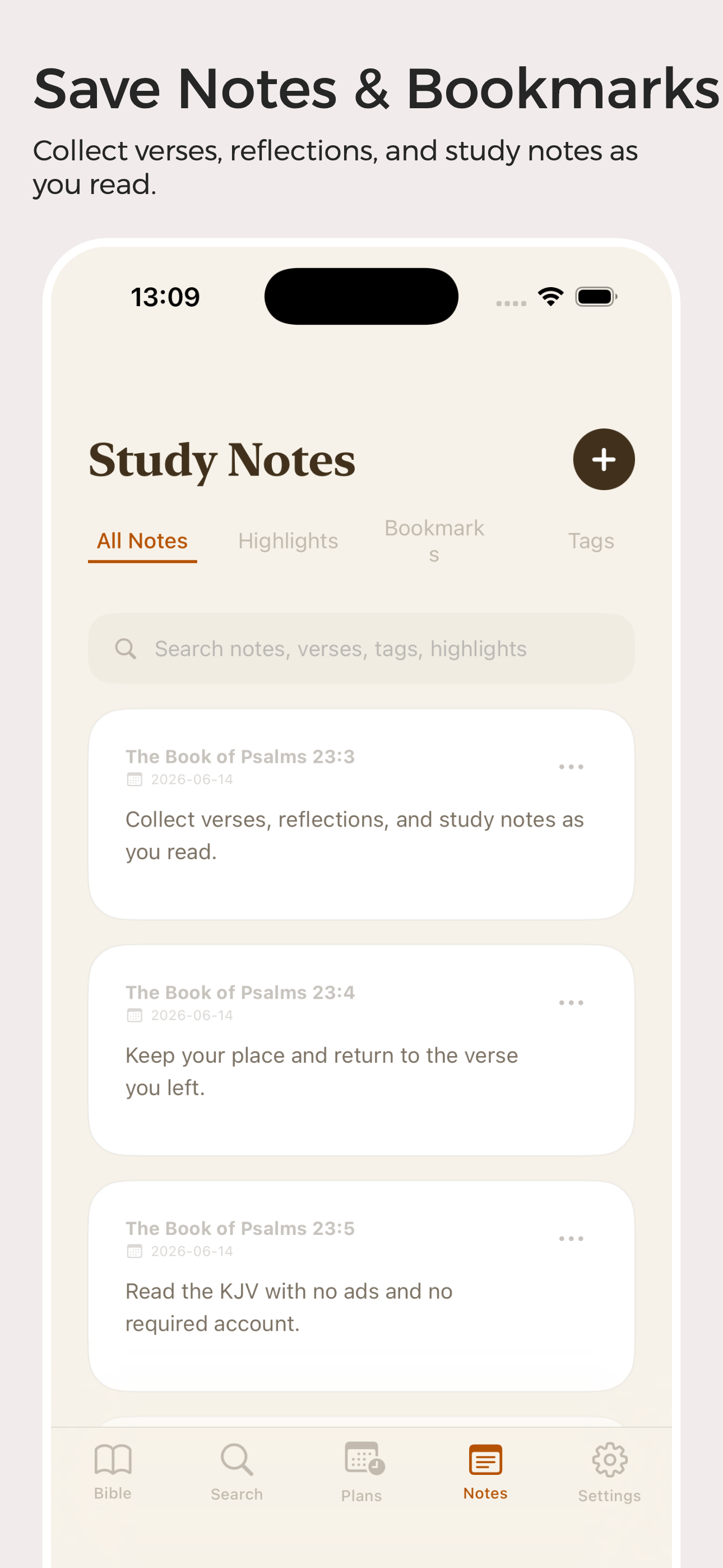 Bible Notes & Study