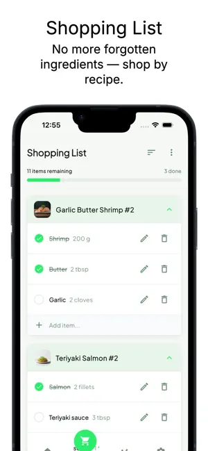 NORIA – Recipe Manager screenshot 2