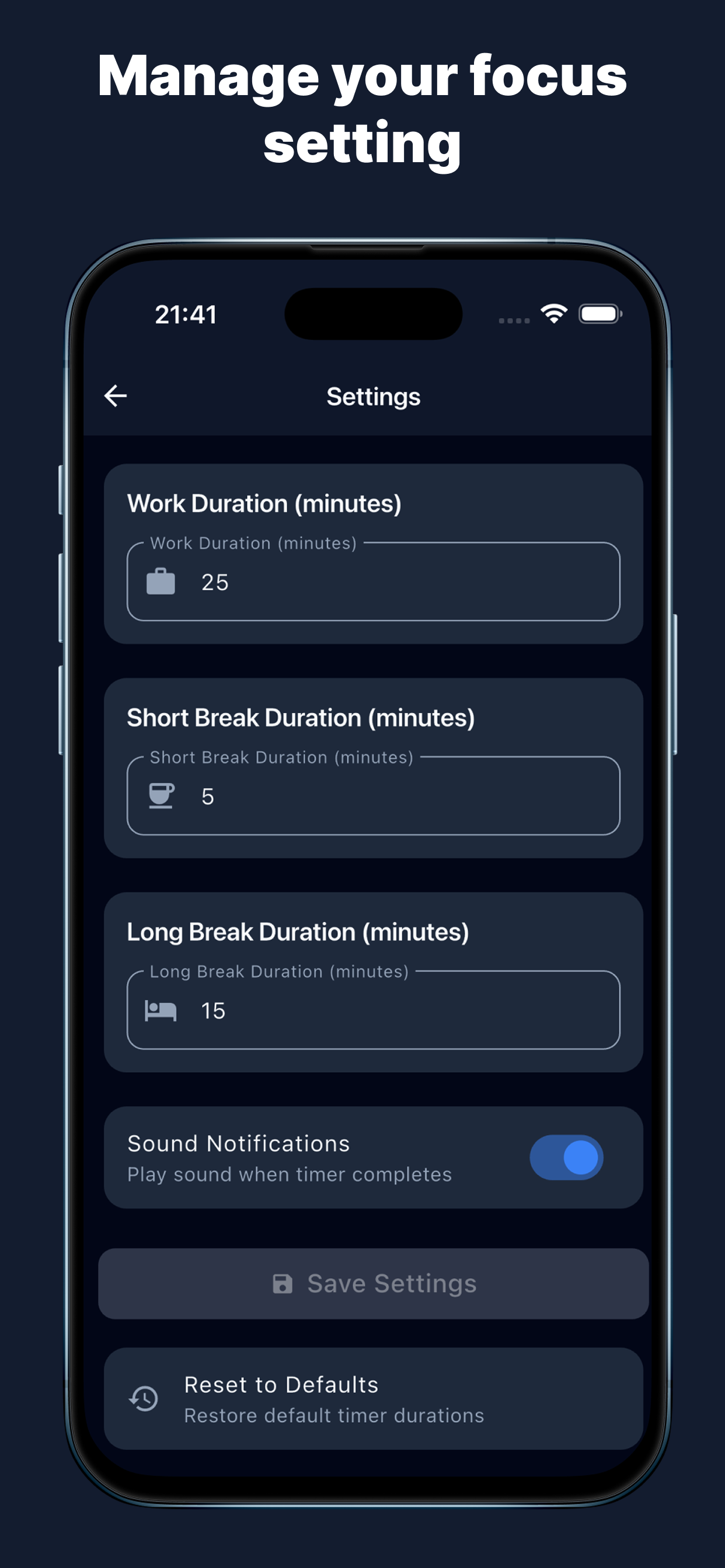 Pomodoro Pro Focus screenshot 5