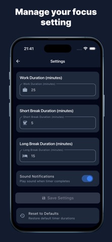 Pomodoro Pro Focus screenshot
