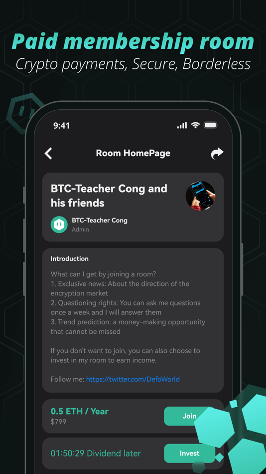 #1. DeFO - Web3 Member Community (iOS) 由: LUBAN PTE. LTD.