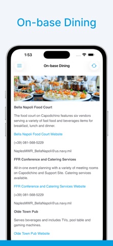 NSA Naples Italy iPhone screenshot