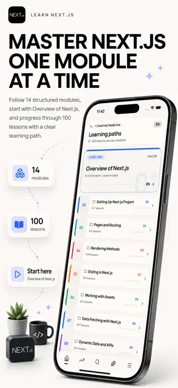 Learn Next.js: React Framework screenshot 2 of 10