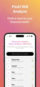 FinAI: AI Budget Planner screenshot #4 for iPhone