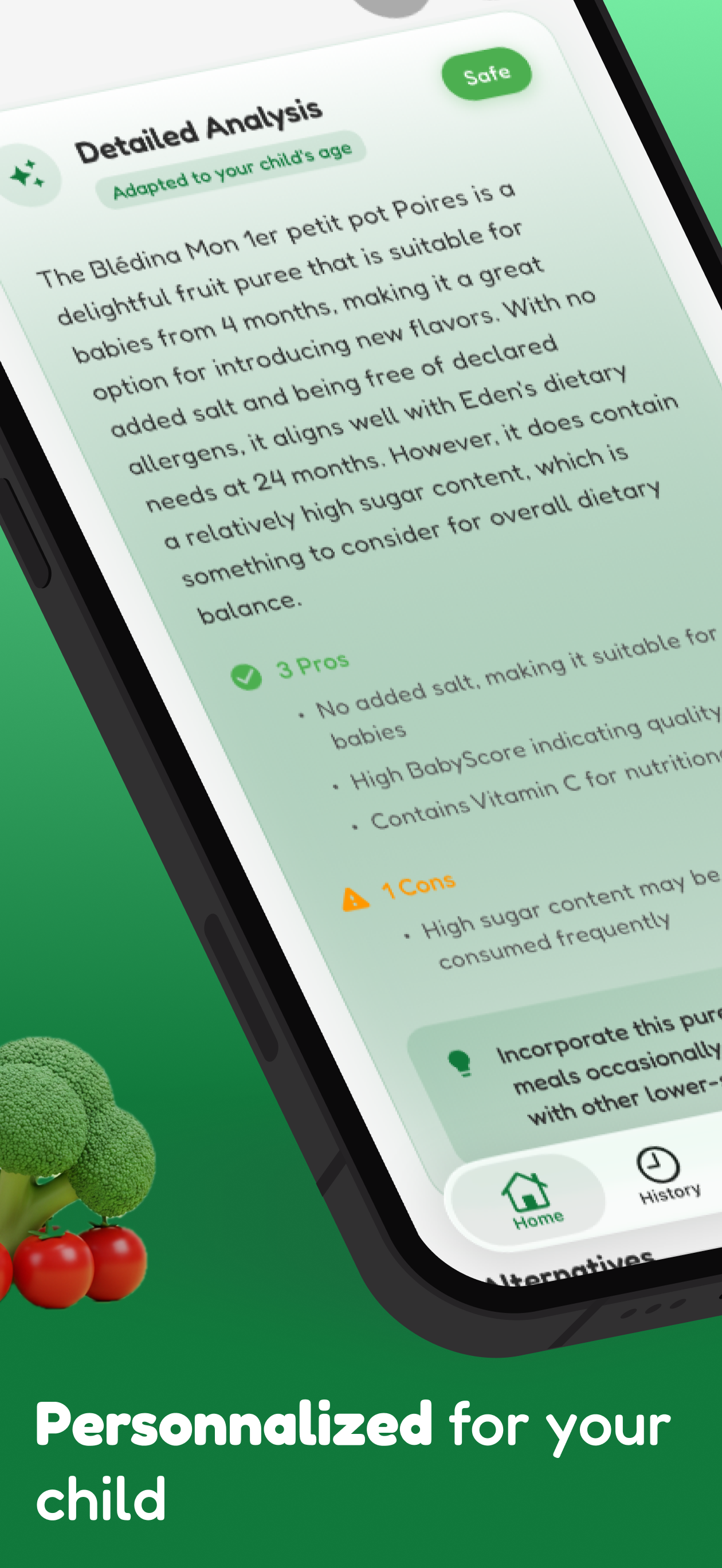 BabyCheck - Kids food scanner
