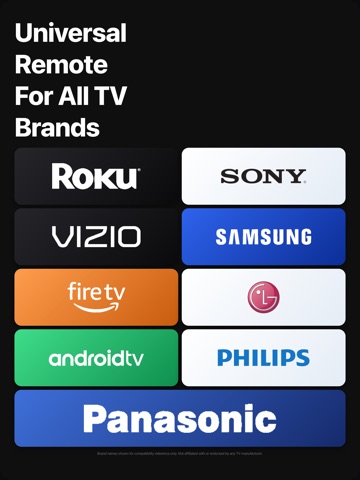 Universal TV Remote - Cast TV iPad screenshot