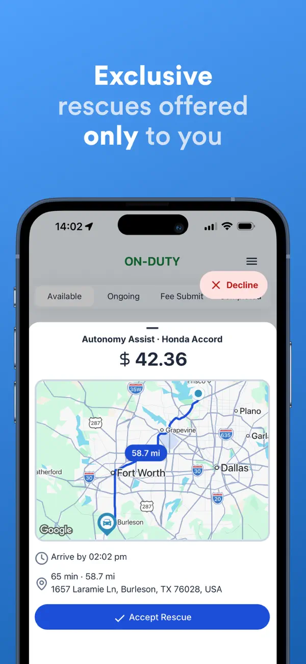 Screenshot #1 pour CurbsidePRO Roadside