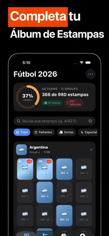 Coleccio: Álbum Estampas 2026 screenshot 1 of 3